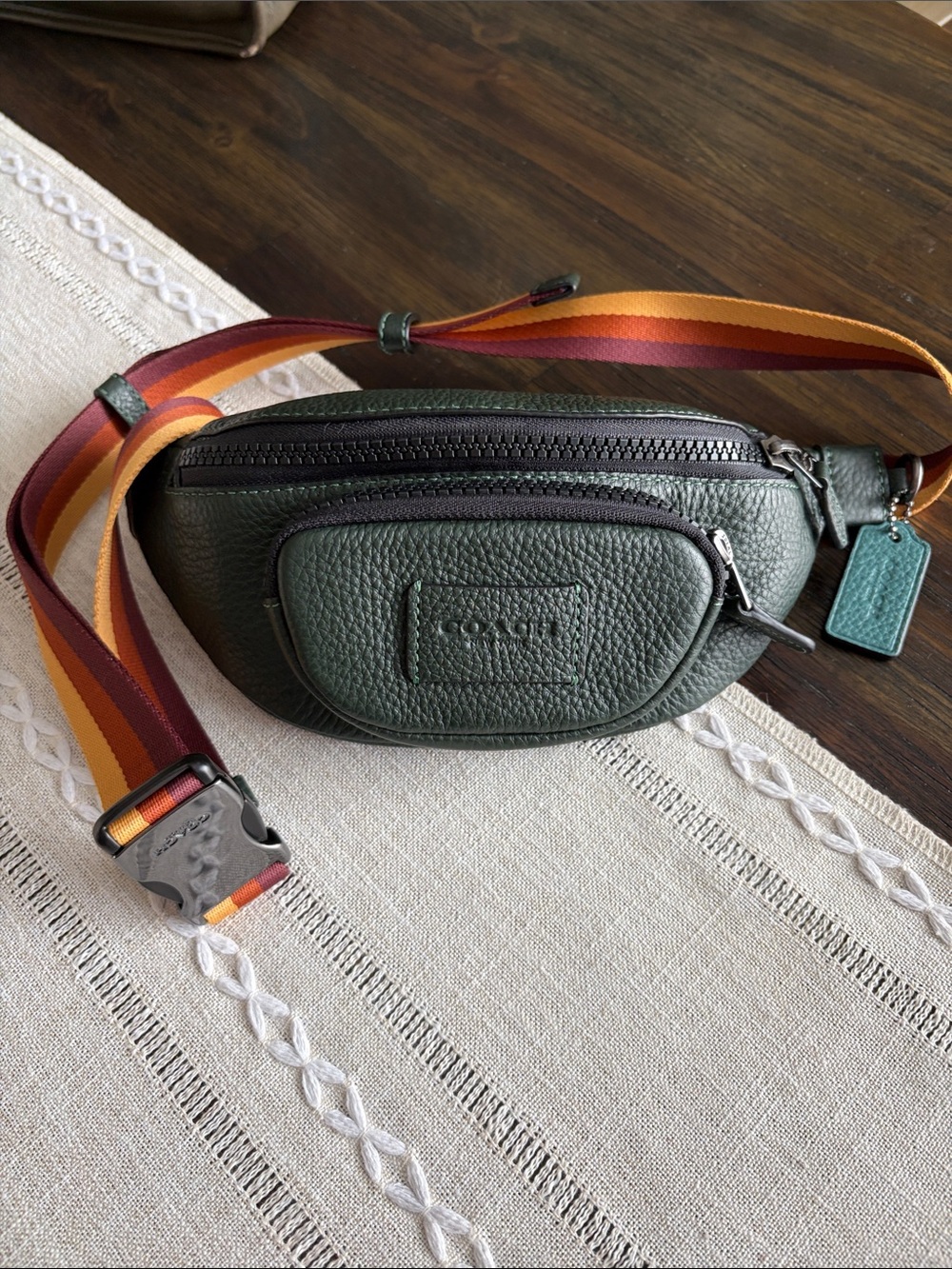 Coach Sprint Belt Bag 24 In Amazon Green